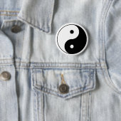 knop Yin Yang Ronde Button 5,7 Cm (In situ)