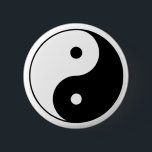 knop Yin Yang Ronde Button 5,7 Cm<br><div class="desc">klassieke yin~yang-knop</div>