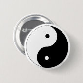 knop Ying-Yang Ronde Button 5,7 Cm (Voorkant /achterkant)