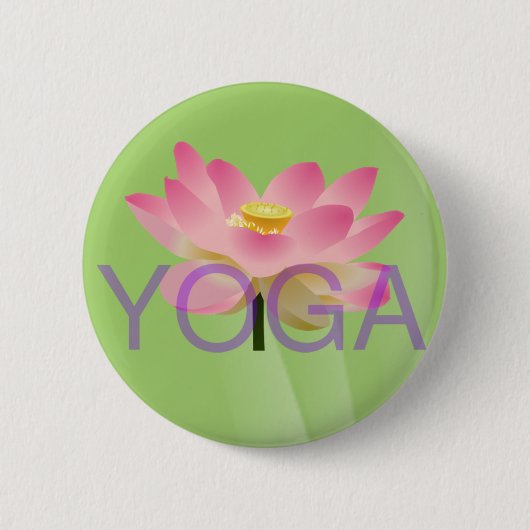 knop yoga lotus ronde button 5,7 cm (Voorkant)