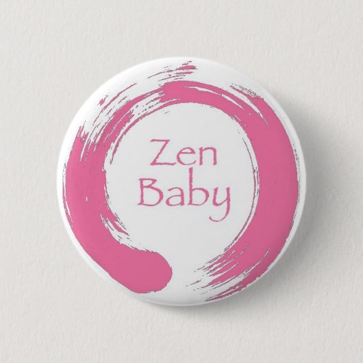 Knop Zen Baby Ronde Button 5,7 Cm (Voorkant)