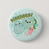 Knop Ziekten Ronde Button 5,7 Cm (Voorkant)