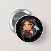 Knop Zonaya Chibi Leesstoel Ronde Button 5,7 Cm (Voorkant /achterkant)