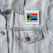 Knop Zuid-Afrika Vierkante Button 5,1 Cm (In situ)