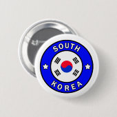 Knop Zuid-Korea Ronde Button 5,7 Cm (Voorkant /achterkant)