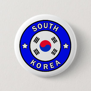 Knop Zuid-Korea Ronde Button 5,7 Cm
