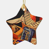 Knopen en drukkers keramisch ornament (Links)