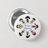 Knopen Ronde Button 5,7 Cm (Voorkant /achterkant)