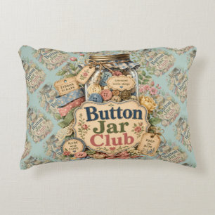 Knopjespot Club Cottagecore Naai Collage Accent Kussen