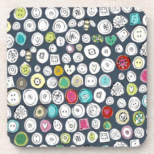 knoppen en bijenleisteen onderzetter (Voorkant)