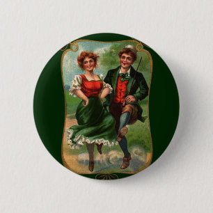 Knoppen met Hart Vol Levensvreugde Ronde Button 5,7 Cm