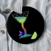 KNOPPEN - VLINDER MARTINI RONDE BUTTON 6,0 CM (In situ)