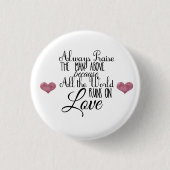 knoppen voor religieus gezegde ronde button 3,2 cm (Voorkant)