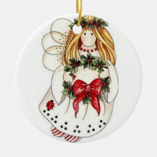 **KNOPTE ANGEL** CHRISTMAS ORNAMENT (Voorkant)