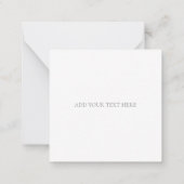 KNOPTEKAART:  TEACUP NOTITIEKAARTJE (Achterkant)