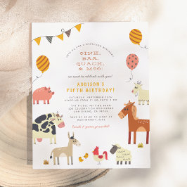 Knor Baa Kwak Loemoeder Boerderij Dieren Verjaarda Briefkaart