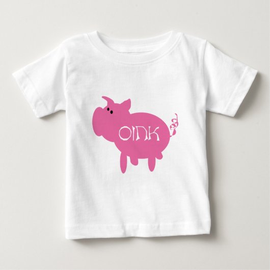 Knor de de Roze T-shirts en Giften van het Varken (Voorkant)