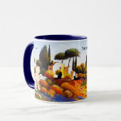 Knor in Italy Cute Artistic Cat Mok (Voorkant links)