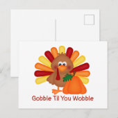 Knorren Thanksgiving Briefkaart (Voorkant / Achterkant)