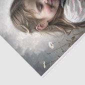 Knorretje knuffel decoupage tissuepapier (Detail)