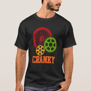 Knorrig Fiets Fietseren Fietsen Rijden Graph T-shirt