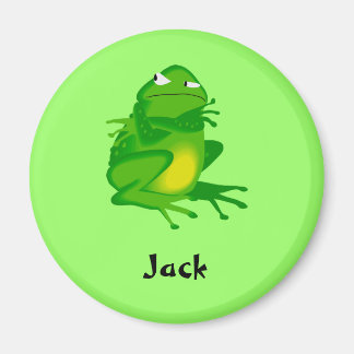 Knorrig groene kikkermagneet magneet