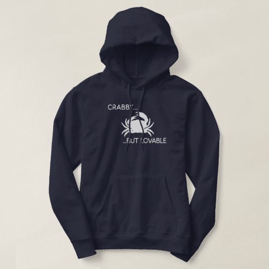 Knorrig maar Liefdevol Vissen Hoodie (Design voorkant)