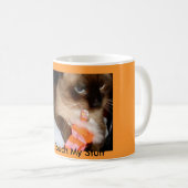 Knorrig Siamese Kat Koffiemok (Voorkant rechts)