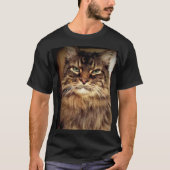 Knorrig Tabby Kat Herenkleding - T-Shirt (Voorkant)