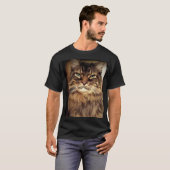 Knorrig Tabby Kat Herenkleding - T-Shirt (Voorkant volledig)