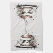 knorrige koffie theedoek (Verticaal)