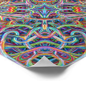 Knortation Knexus Psychedelic Mandala Poster (Hoek)