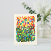 Knospen Briefkaart (Staand voorkant)