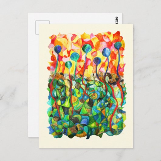 Knospen Briefkaart (Voorkant / Achterkant)