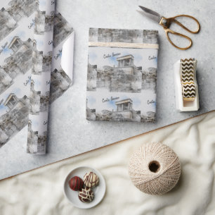 Knossos Palace, Heraklion, Kreta, Griekenland Cadeaupapier