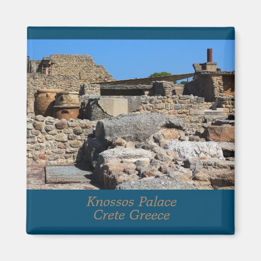 Knossos Palace, Kreta Griekenland Magnet (Voorkant)