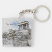 Knossos Palace Sleutelhanger - Oude Kreta Souvenir (Achterkant)