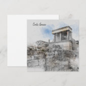 Knossos Paleis Kerstkaart – Oud-Crete Reizen (Voorkant / Achterkant)