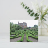 Knot Garden in Old Moseley Hall Briefkaart (Staand voorkant)