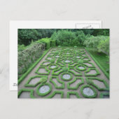 Knot Garden in the Grounds of Old Moseley Hall Briefkaart (Voorkant / Achterkant)