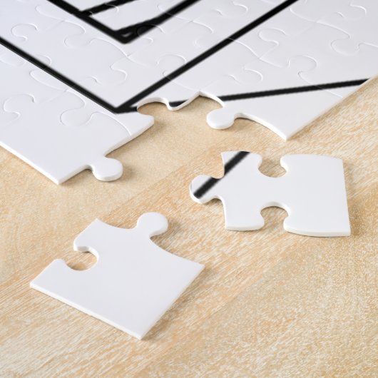 Knot in de oven, grappige baby in moeder zwangere  legpuzzel (Zijkant)