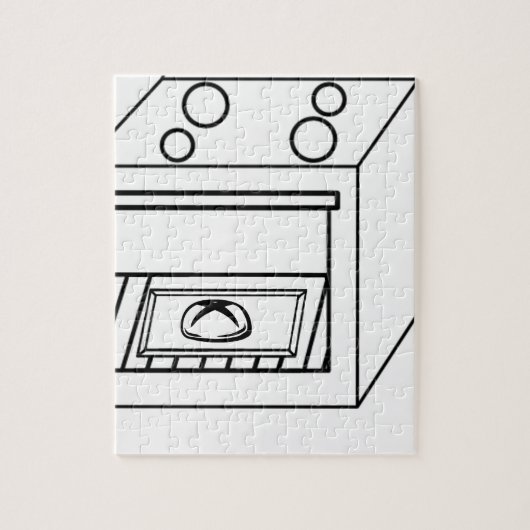 Knot in de oven, grappige baby in moeder zwangere  legpuzzel (Verticaal)