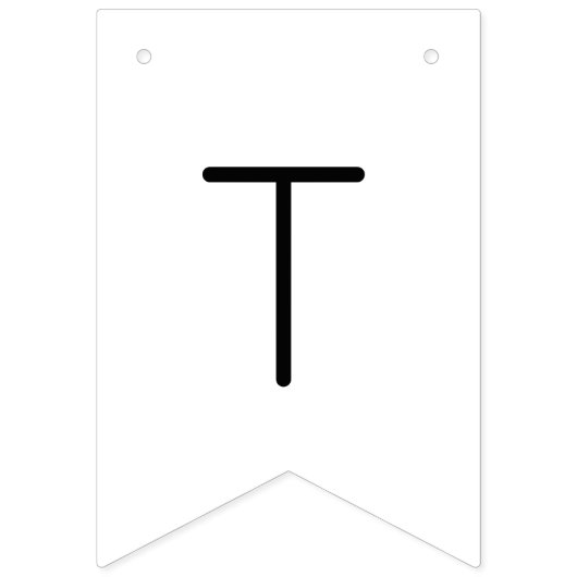 Knot Modern Script-Vrijgezellenfeest koppelen Vlaggetjes (Tweede vlag)