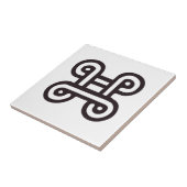 Knot of Reconciliation Tegeltje (Zijkant)