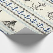 Knot-omslagpapier voor anker zweefvliegtuig cadeaupapier (Hoek)