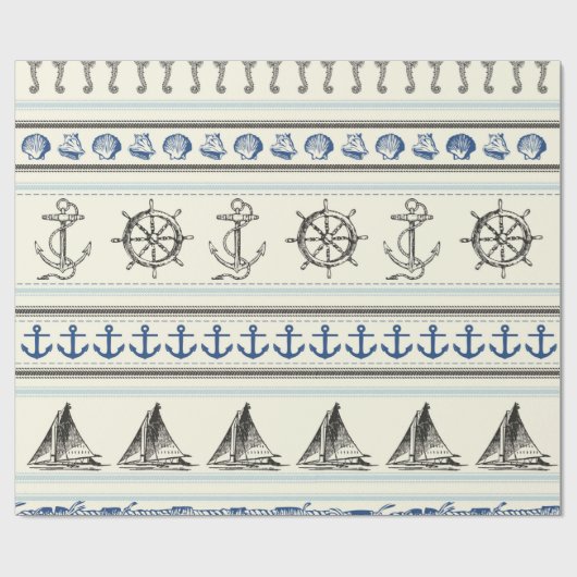 Knot-omslagpapier voor anker zweefvliegtuig cadeaupapier (Vlak)