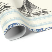 Knot-omslagpapier voor anker zweefvliegtuig cadeaupapier (Rol Hoek)