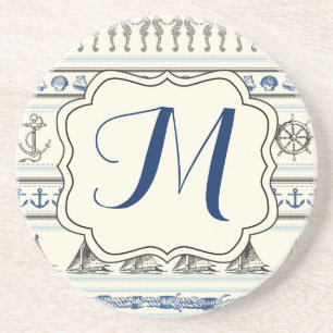 Knot Pattern-Onderzetter Knot Pattern-anchor Nauti Zandsteen Onderzetter