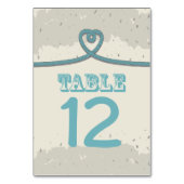 Knot-tabelnummer Nautisch strand Kaart (Achterkant)