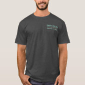 Knot Tell'n Charters Logo Zwarte T-shirt (Voorkant)